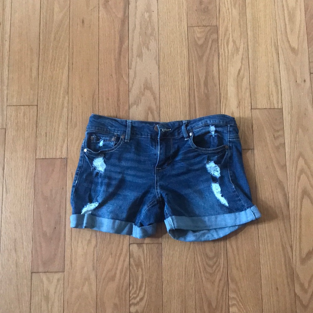 Denim shorts